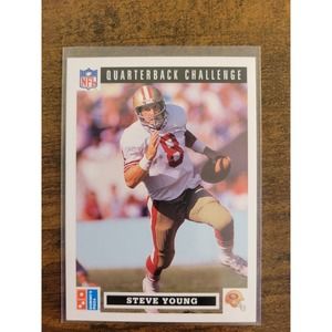 1991 Upper Deck Domino's Quarterback Challenge #26 Steve Young -NFL - Fresh Pull
